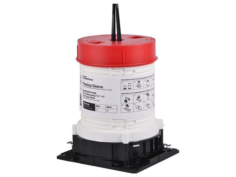 HydroFlame™ Pro Through-Slab Hollow Firestop Sleeve w Cap | HoldRite